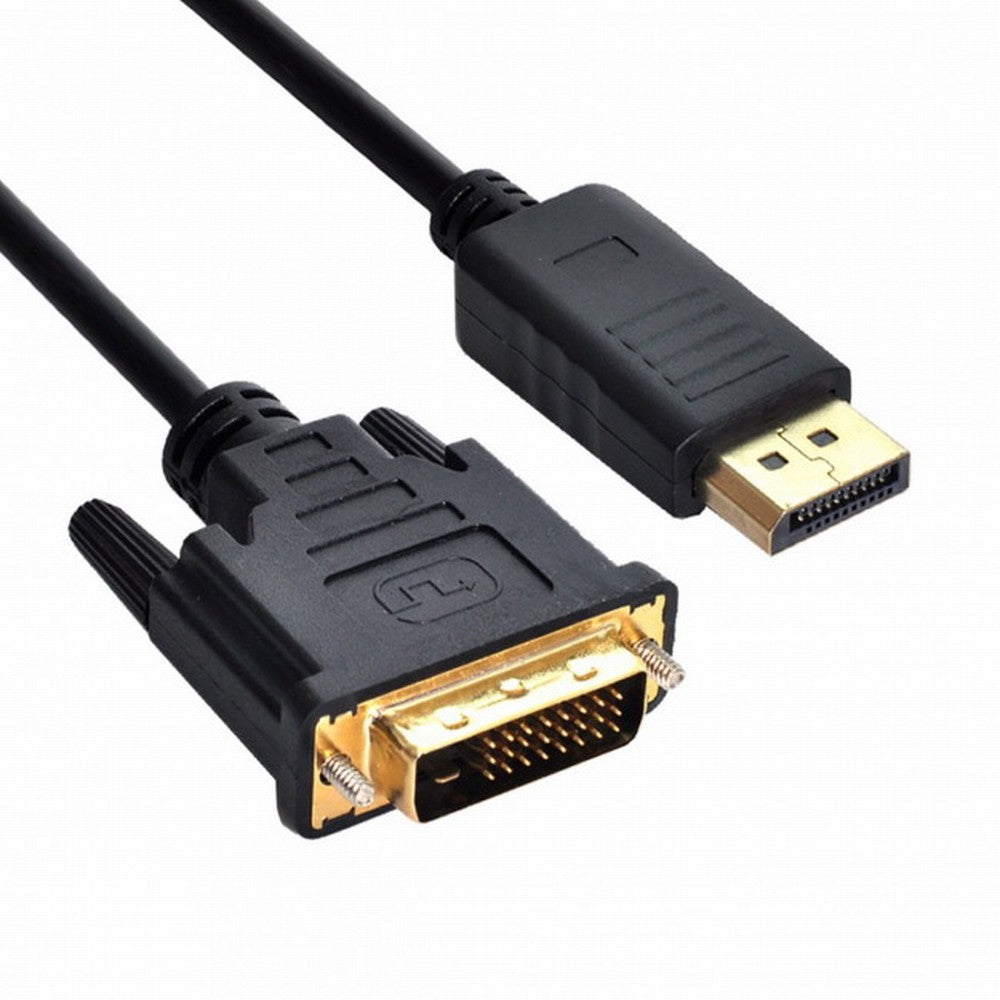 Chenyang DisplayPort DP Male Source to DVI Male Single Link Video Cable 6ft 1.8m for DVI monitor DP-029