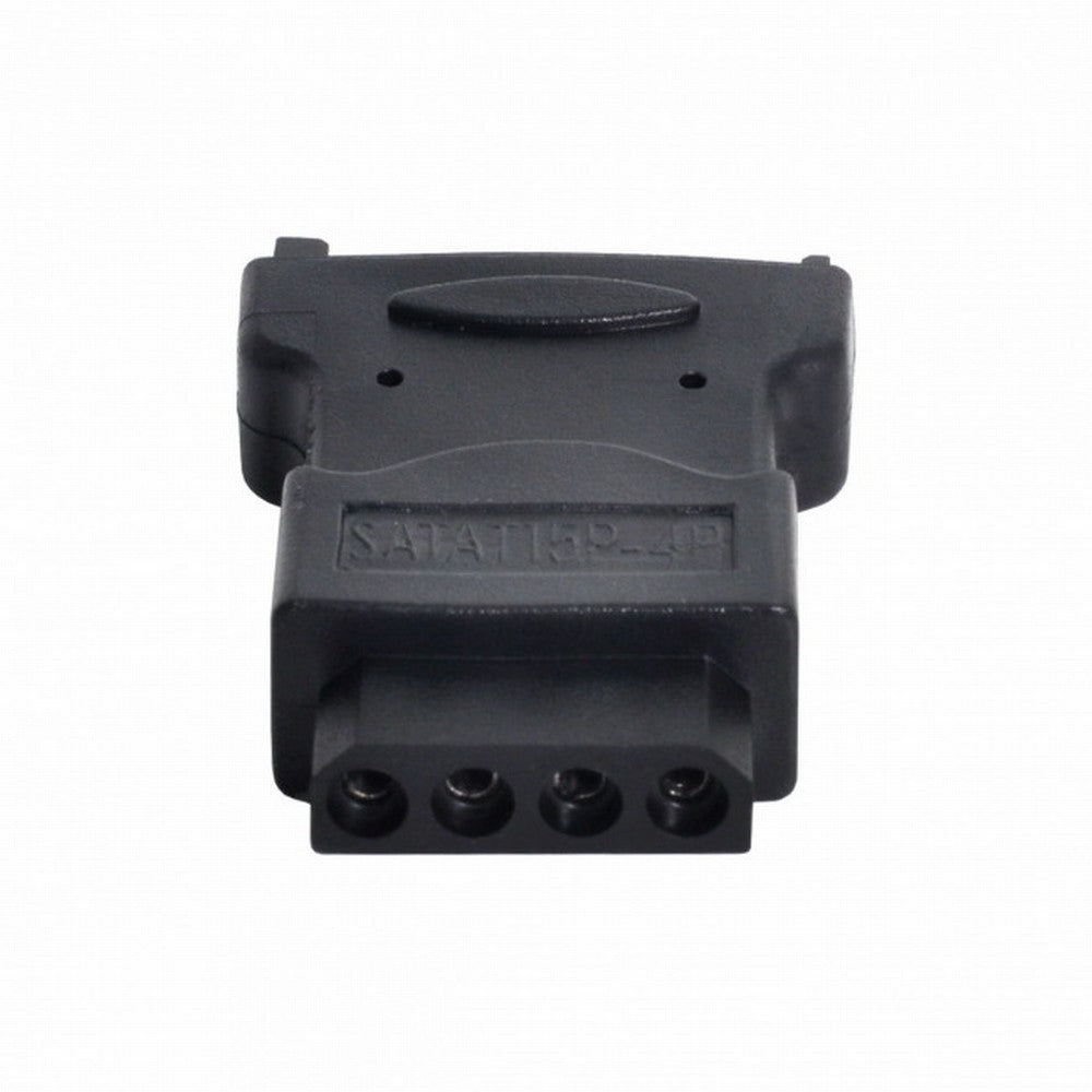 Chenyang 15Pin SATA Male Power Cable to Molex 4-pin IDE Hard Disk Drive Power Adapter SA-010