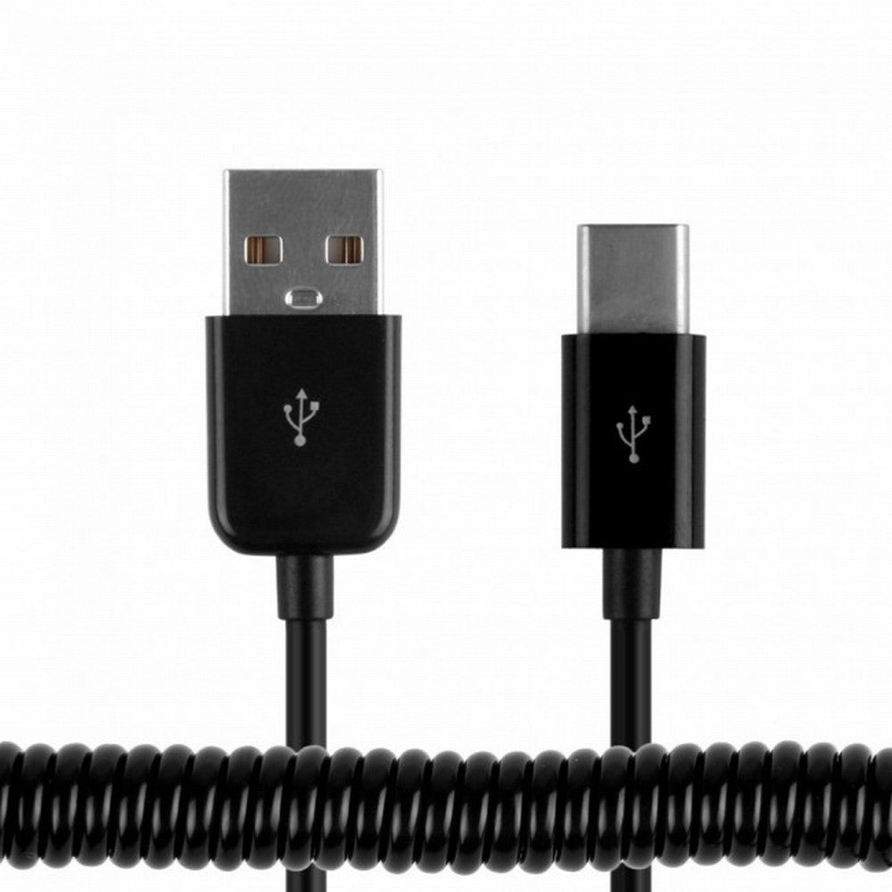 Chenyang Stretch USB-C 3.1 Type C Male to Standard USB 2.0 A Male Data Cable for Tablet Mobile Phone UC-078-BK-1.0M