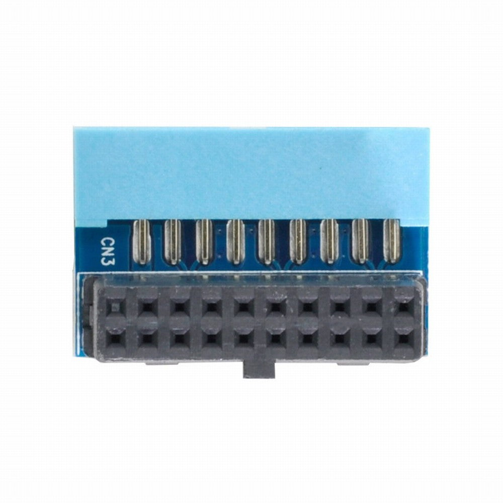 Chenyang Up Angled USB 3.0 20Pin 19Pin Male to Female Extension Adapter 90 Degree for Motherboard Mainboard U3-053-UP