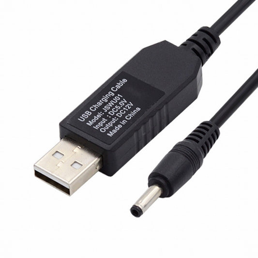 Chenyang USB 2.0 Type-A DC 5V to DC 12V 3.5x1.3mm Voltage Riser Boost Power Plug Barrel Connector Cable 100cm U2-051-3513MM